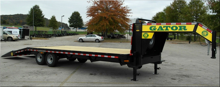 Gooseneck flat bed trailer for sale14k  Bertie County, North Carolina